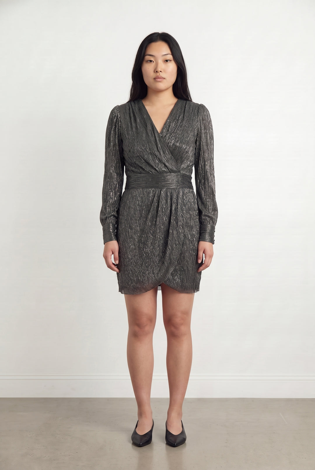 Robe Courte Grise - Taille L/40