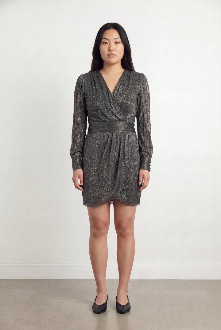 Robe Courte Grise - Taille L/40
