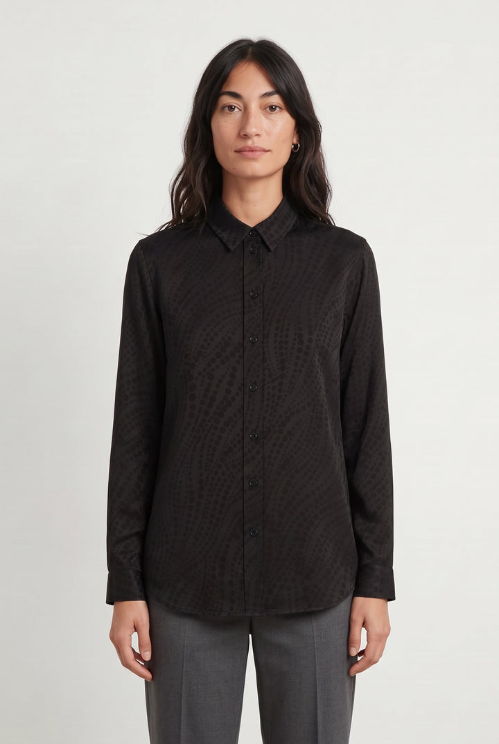 Chemisier Noire - Taille XS/34