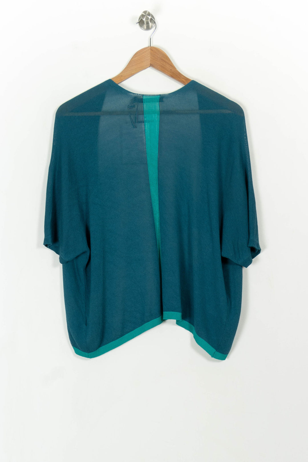 Gilet Bleu et Vert - Taille M/38 de la marque La Fée Maraboutée | PARAD113366 - Vendu par Paradigme - Image 5