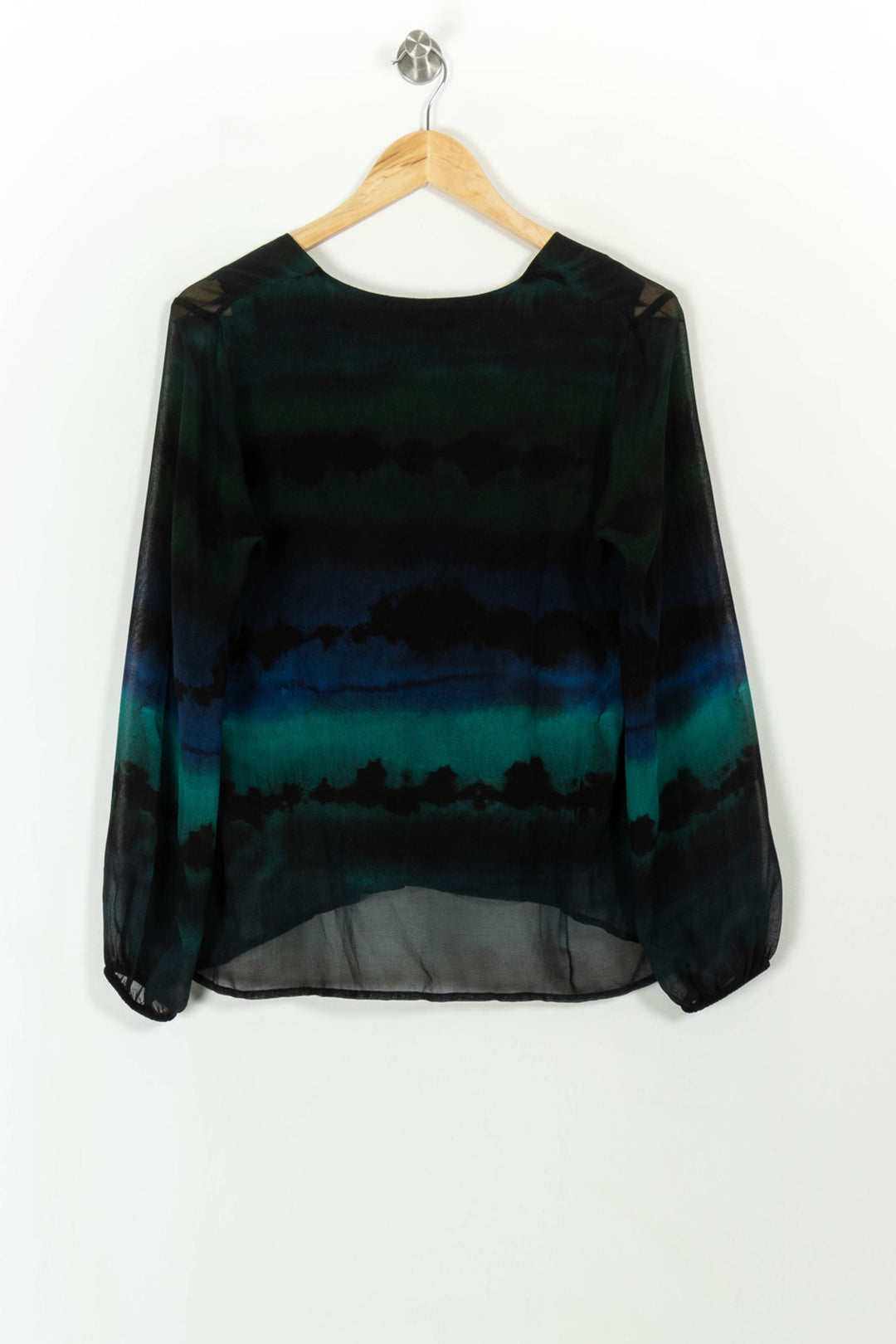 Blouse Bleu et Noir - Taille M/38 de la marque La Fée Maraboutée | PARAD113367 - Vendu par Paradigme - Image 5