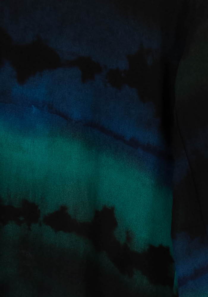 Blouse Bleu et Noir - Taille M/38 de la marque La Fée Maraboutée | PARAD113367 - Vendu par Paradigme - Image 3