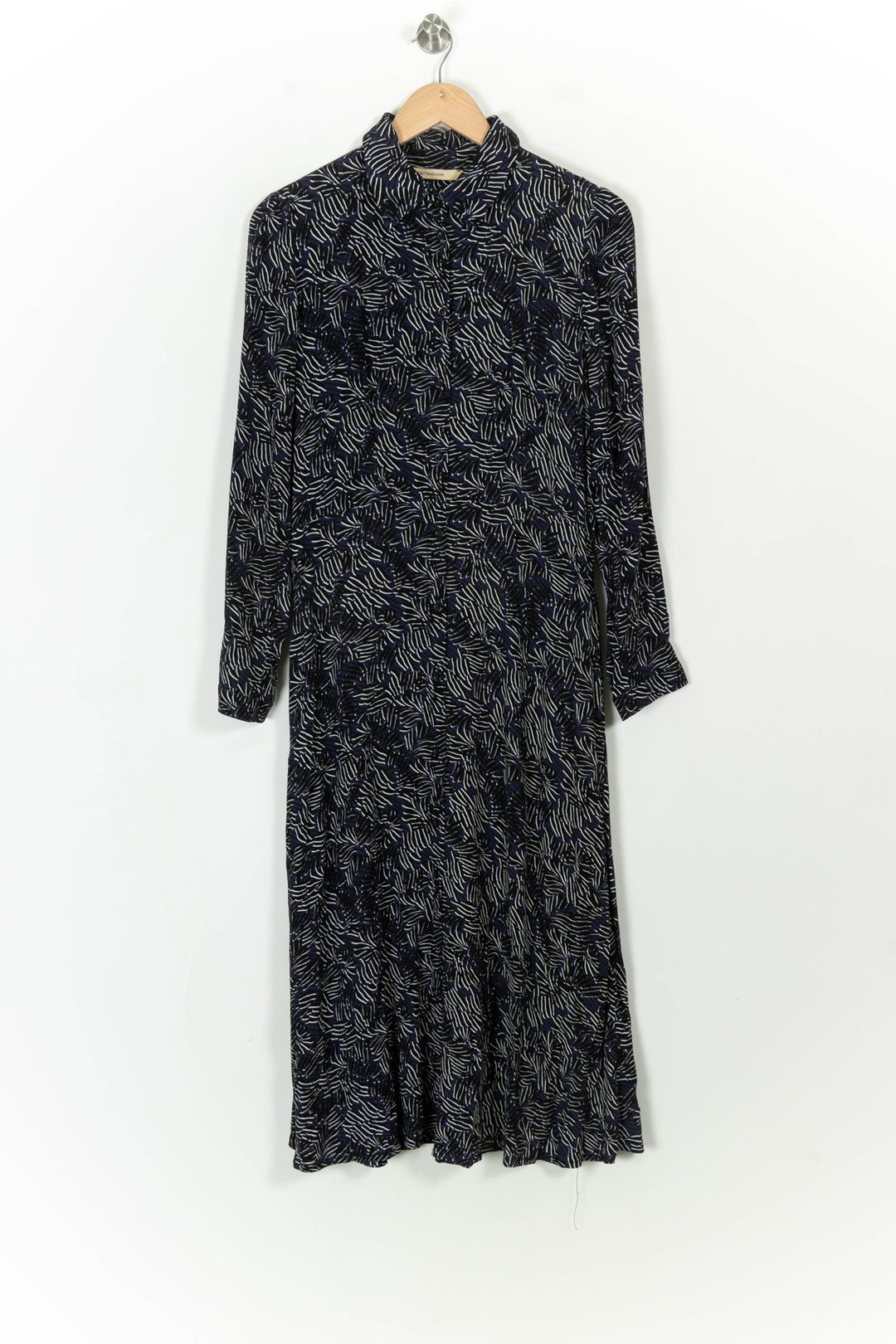 Robe Longue Bleu et Blanc - Taille L/40 de la marque La Fée Maraboutée | PARAD113368 - Vendu par Paradigme - Image 2
