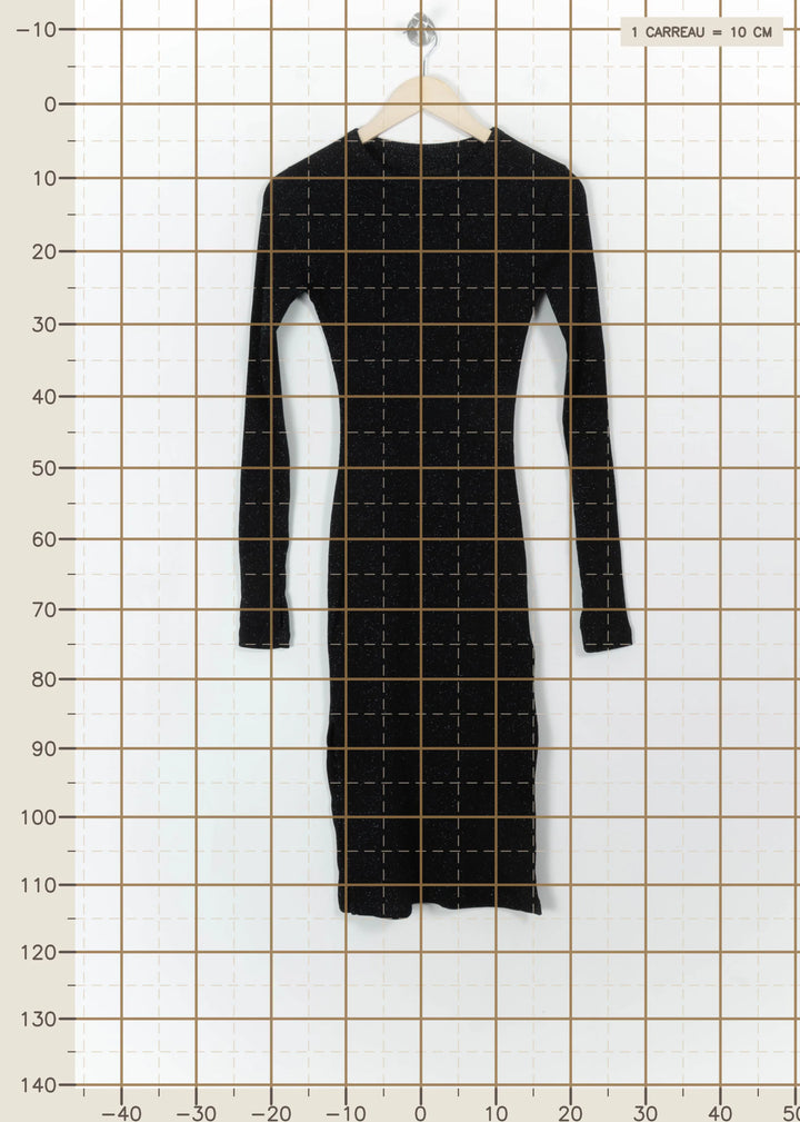 Robe Longue Noire - Taille XS/34 de la marque Zadig&Voltaire | PARAD113369 - Vendu par Paradigme - Image 4