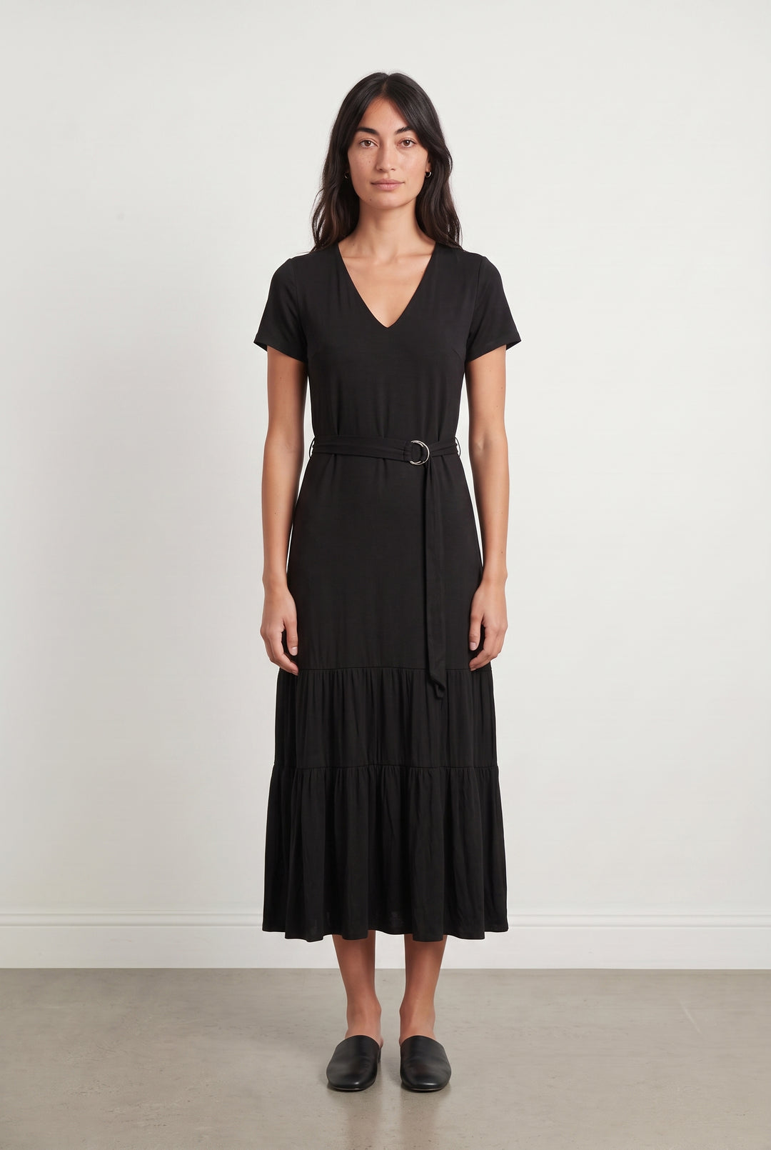 Robe Longue Noire - Taille M/38 de la marque IKKS | PARAD113371 - Vendu par Paradigme - Image 1