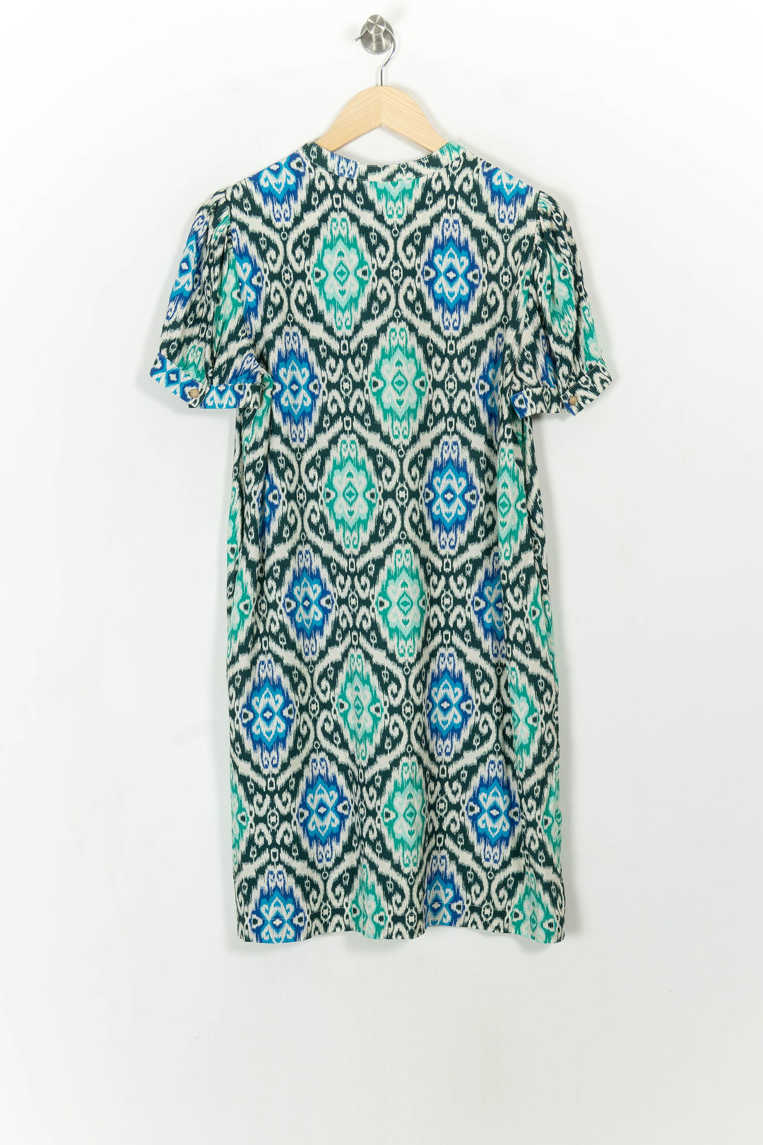 Robe Courte Verte et Bleue - Taille L/40 de la marque La Fée Maraboutée | PARAD113373 - Vendu par Paradigme - Image 5