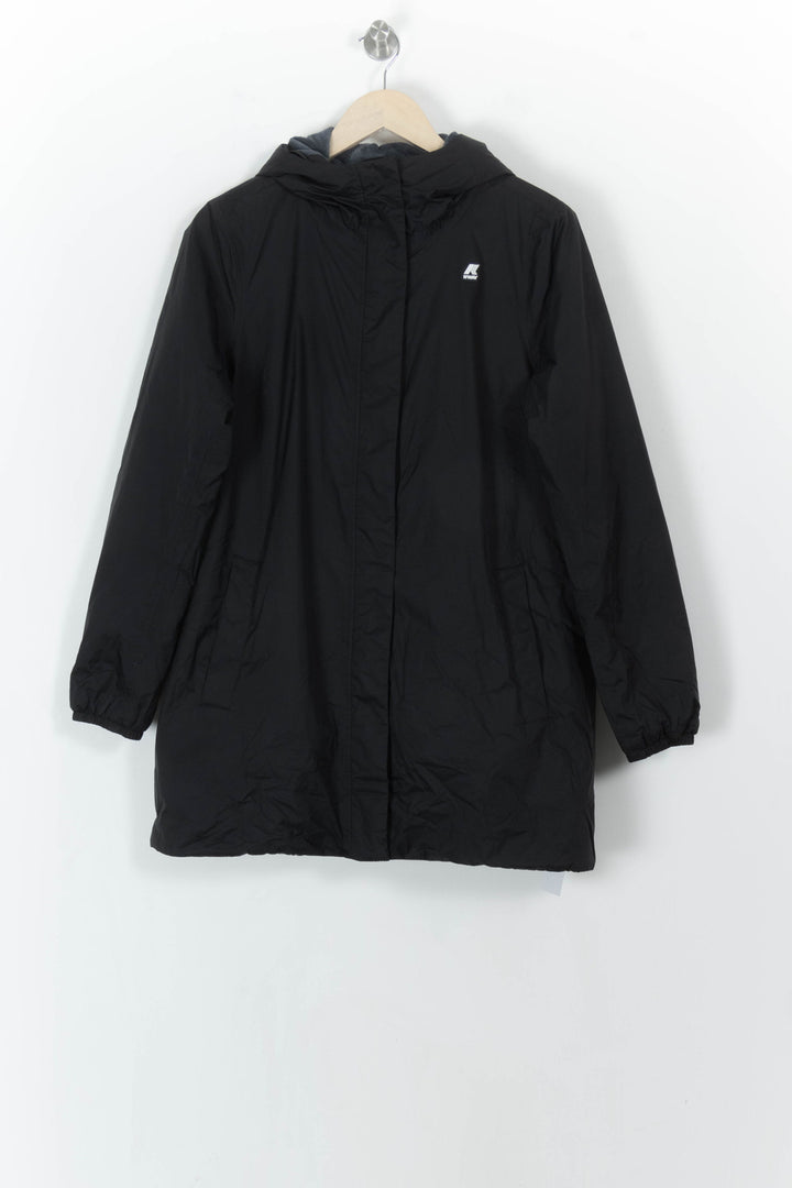 Parka Noire - Taille M/38 de la marque K-WAY | PARAD113378 - Vendu par Paradigme - Image 2