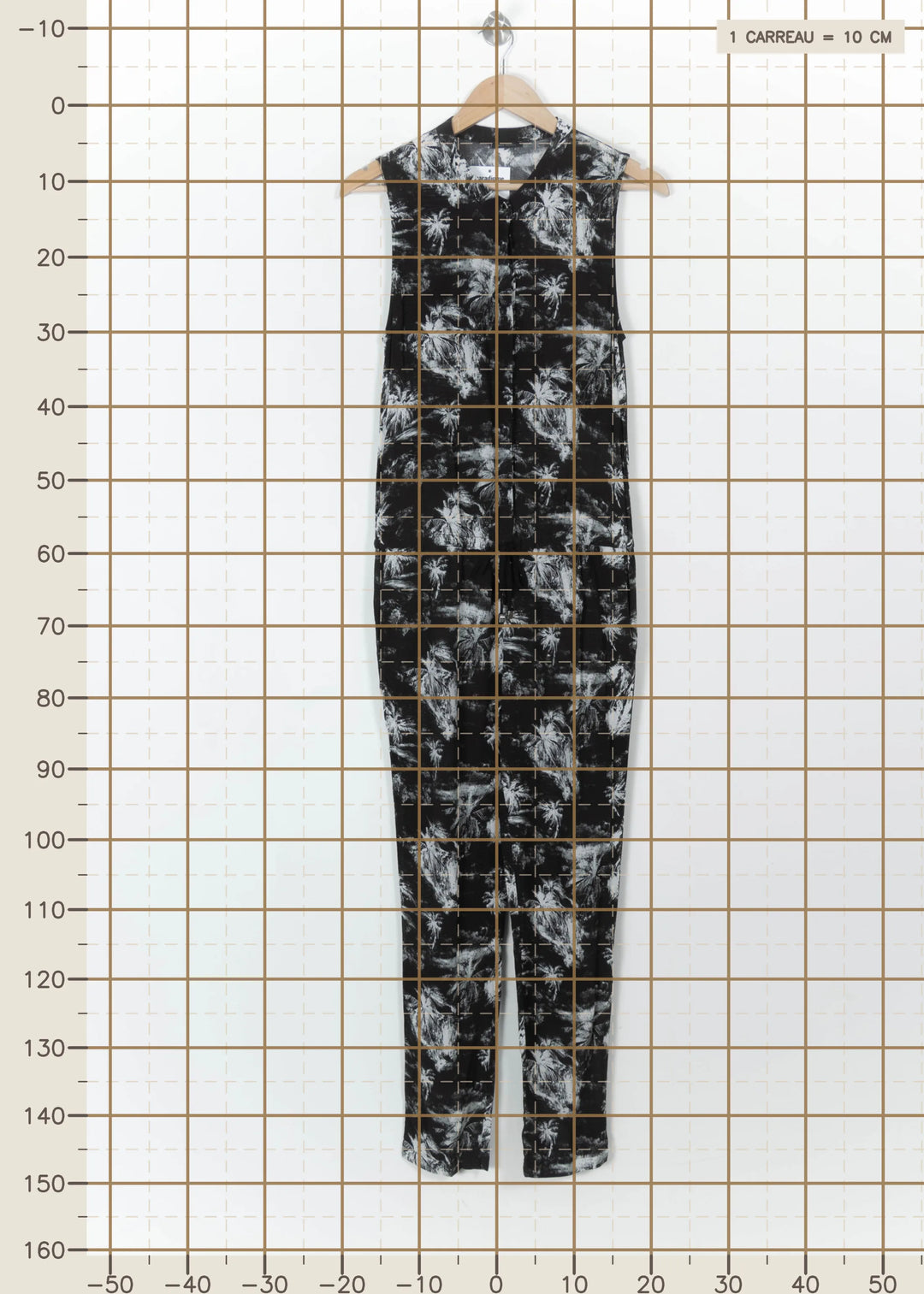 Combinaison Noire et Blanche - Taille M/38 de la marque IKKS | PARAD113380 - Vendu par Paradigme - Image 4