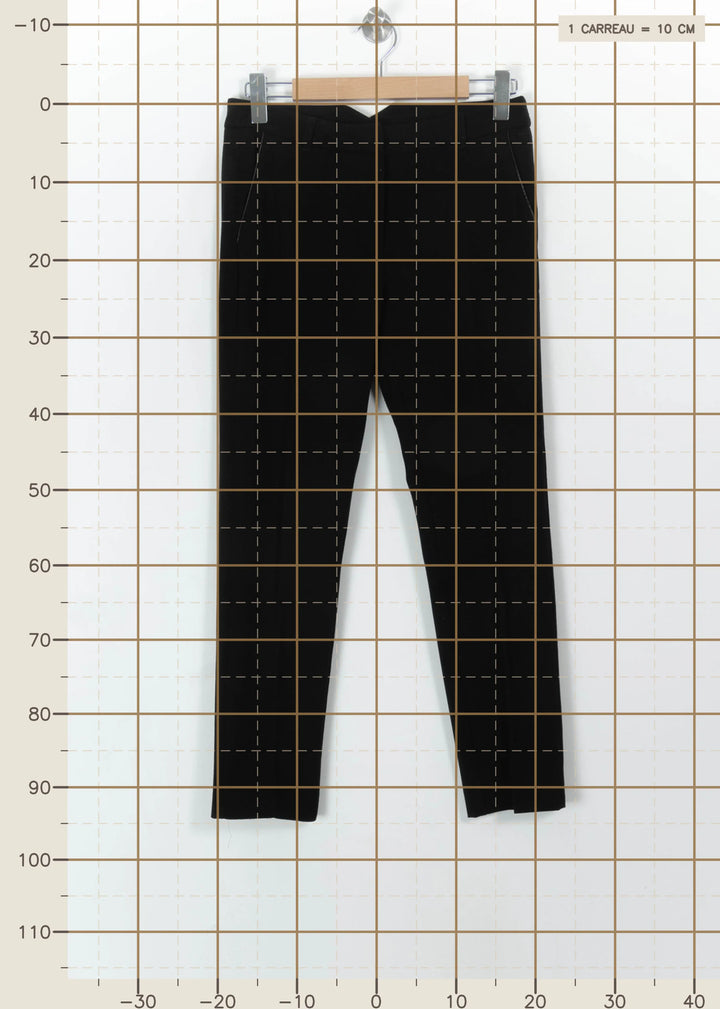 Pantalon Noir - Taille S/36 de la marque IKKS | PARAD113381 - Vendu par Paradigme - Image 4