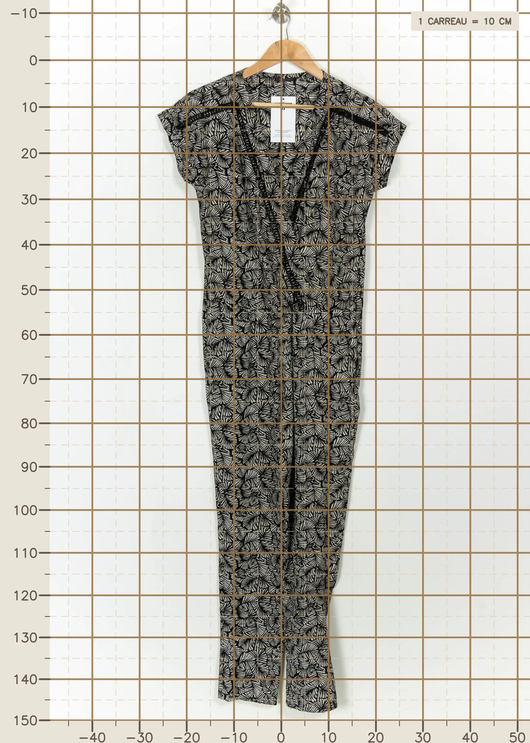 Combinaison Noire et Blanche - Taille M/38 de la marque IKKS | PARAD113382 - Vendu par Paradigme - Image 4