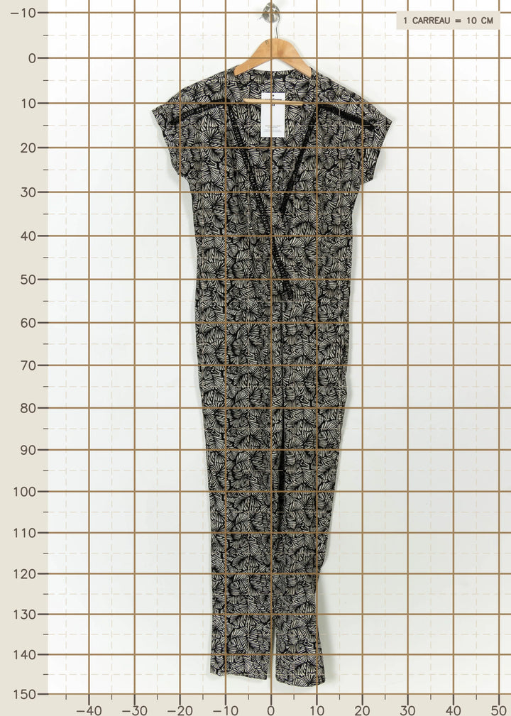 Combinaison Noire et Blanche - Taille M/38 de la marque IKKS | PARAD113382 - Vendu par Paradigme - Image 4