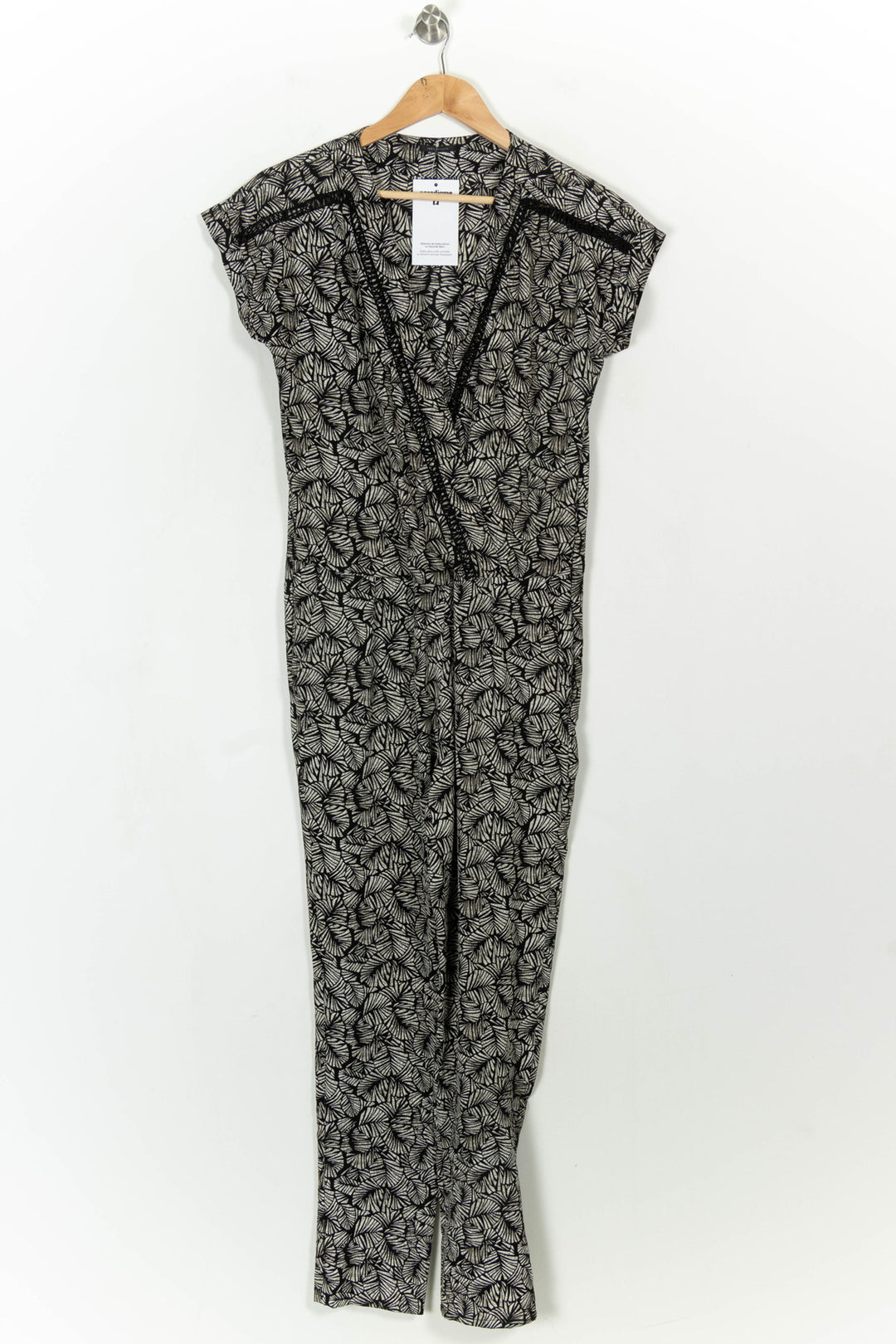 Combinaison Noire et Blanche - Taille M/38 de la marque IKKS | PARAD113382 - Vendu par Paradigme - Image 2