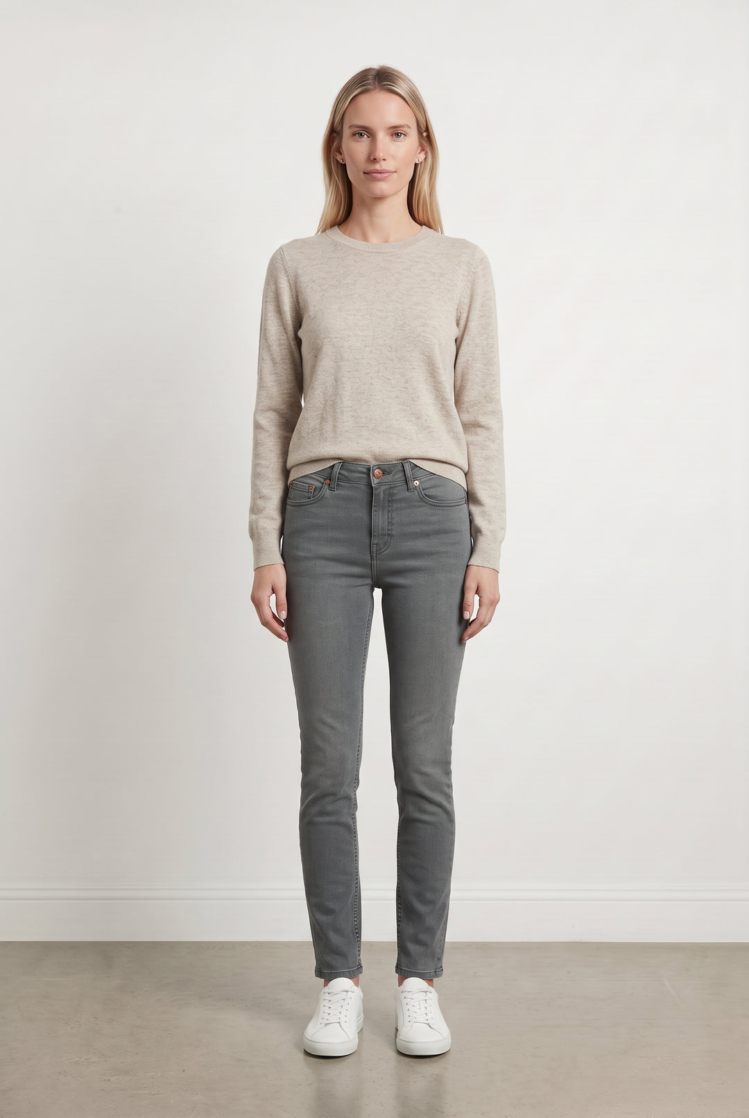 Jean Gris - Taille S/36