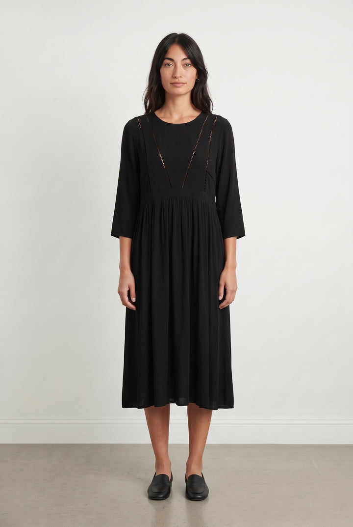 Robe Midi Noire - Taille S/36 de la marque ba&amp;sh | PARAD113401 - Vendu par Paradigme - Image 1