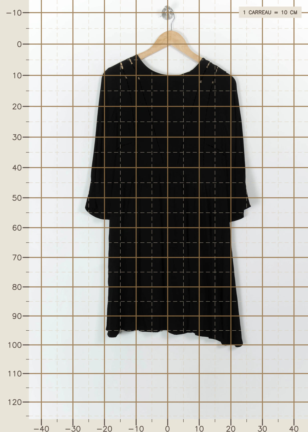 Robe Midi Noire - Taille S/36 de la marque ba&amp;sh | PARAD113401 - Vendu par Paradigme - Image 4
