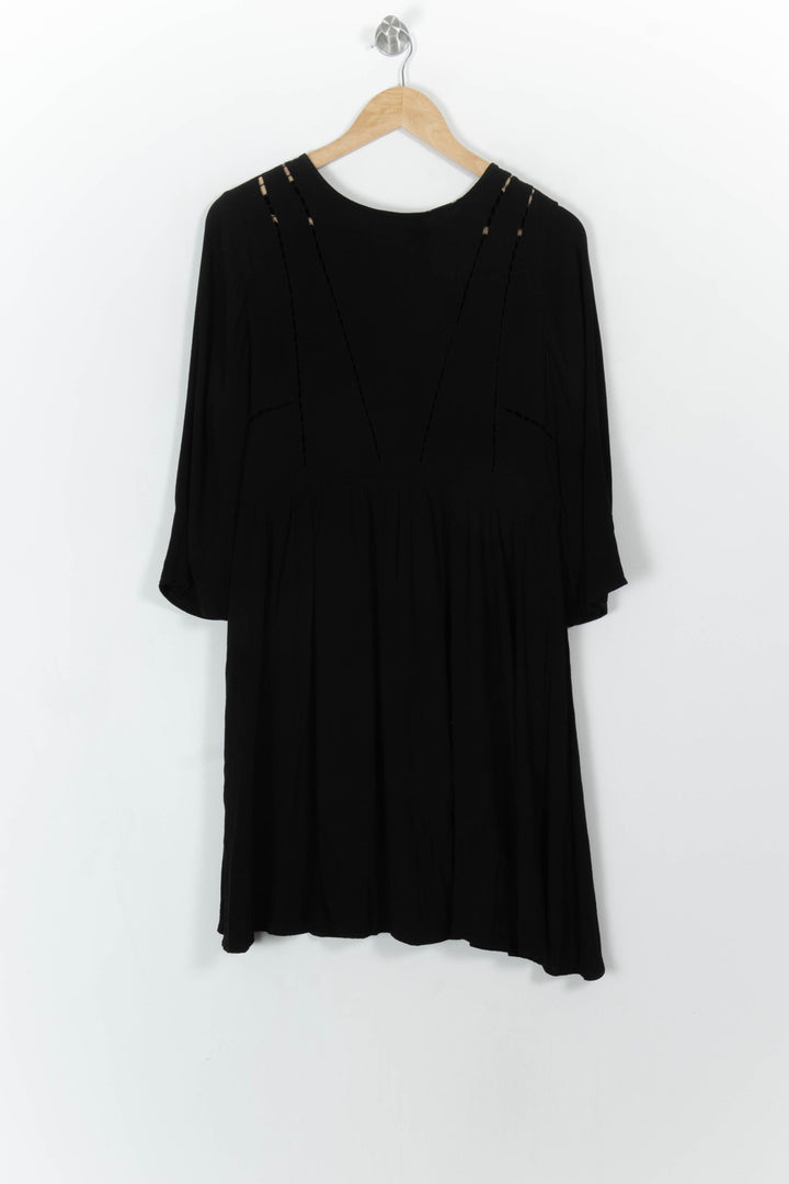 Robe Midi Noire - Taille S/36 de la marque ba&amp;sh | PARAD113401 - Vendu par Paradigme - Image 2