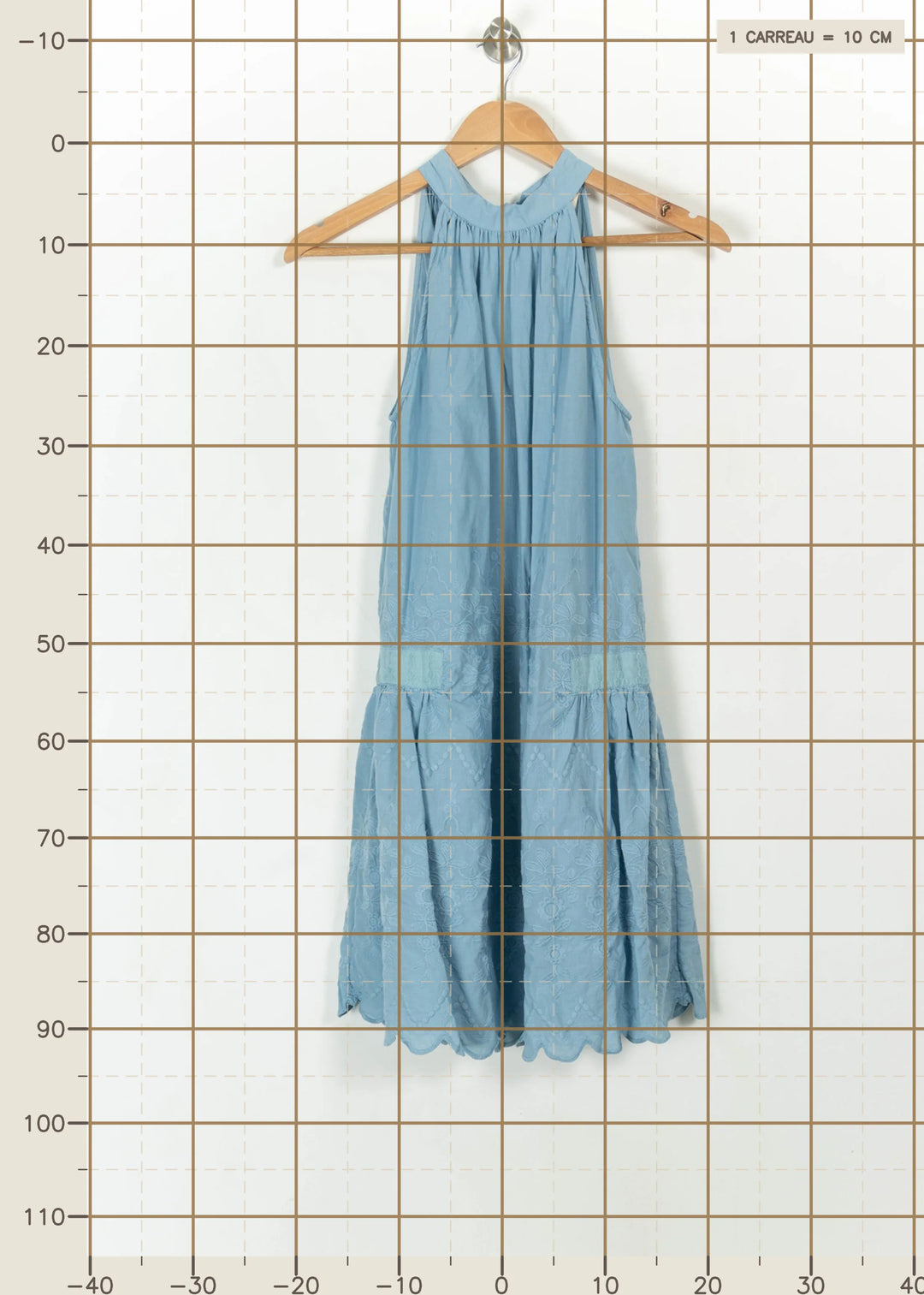 Robe Bleu - Taille XS/34 de la marque Petite Mendigote | PARAD113402 - Vendu par Paradigme - Image 4