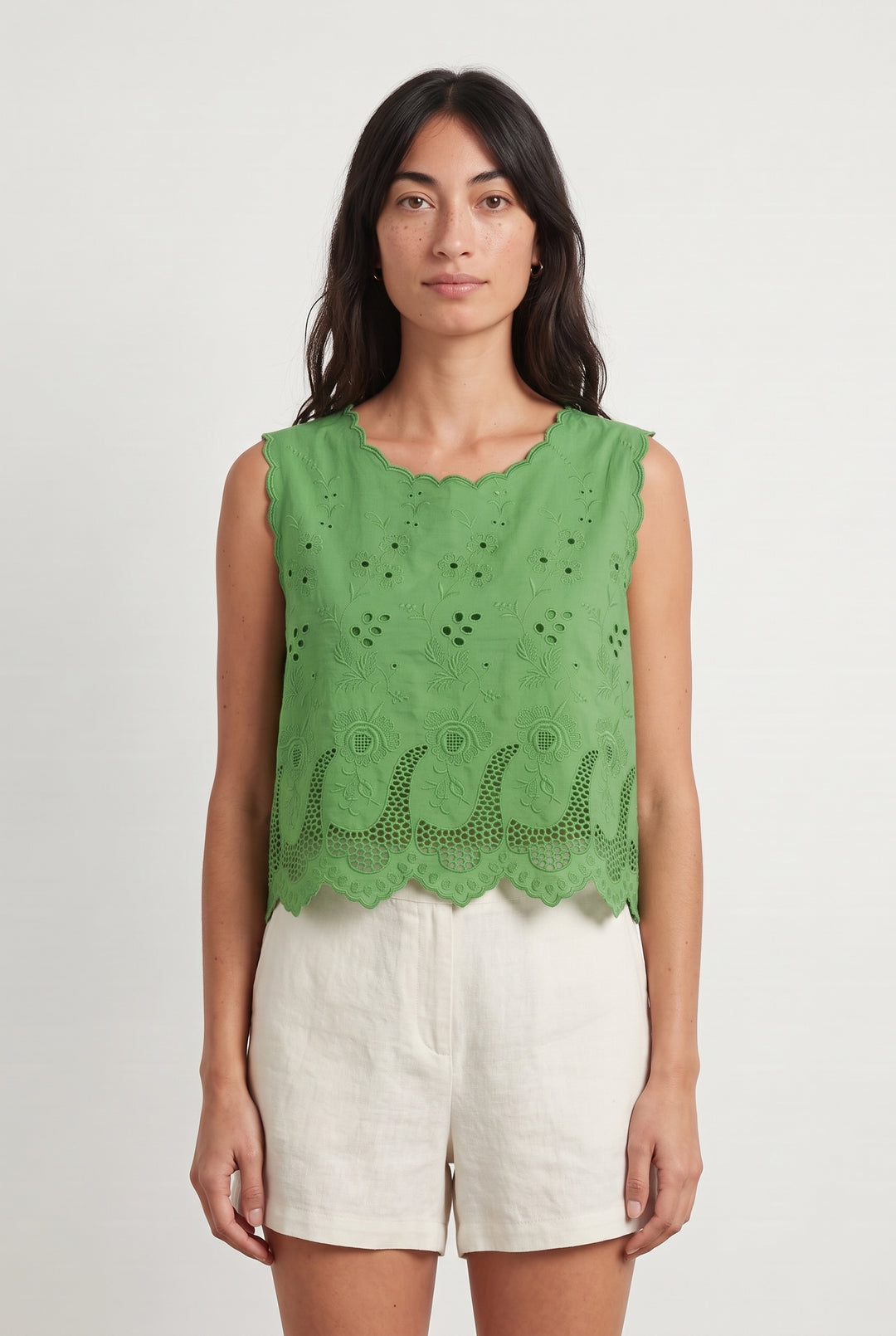 Top Vert - Taille S/36 de la marque Petite Mendigote | PARAD113403 - Vendu par Paradigme - Image 1