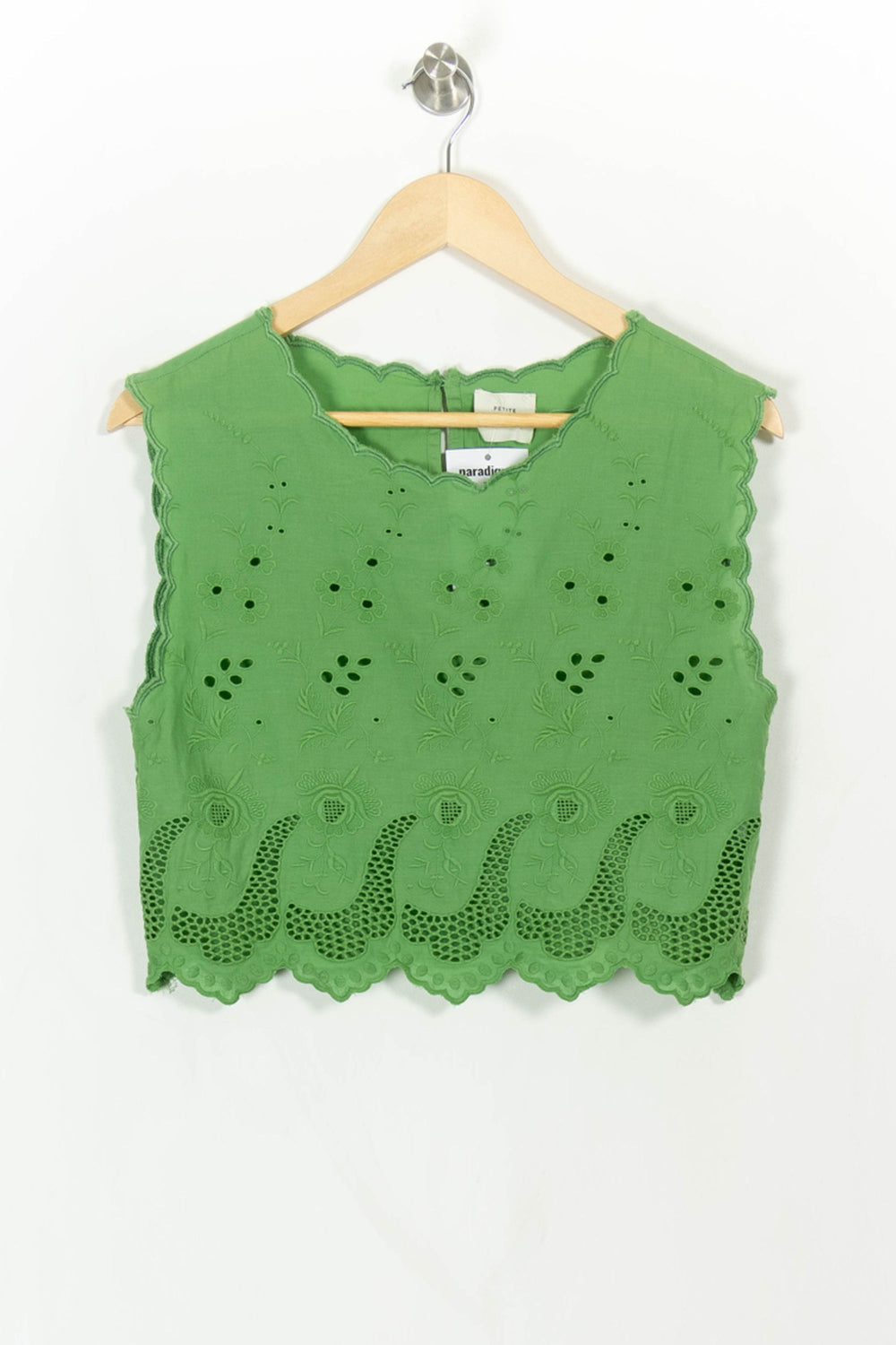 Top Vert - Taille S/36 de la marque Petite Mendigote | PARAD113403 - Vendu par Paradigme - Image 2