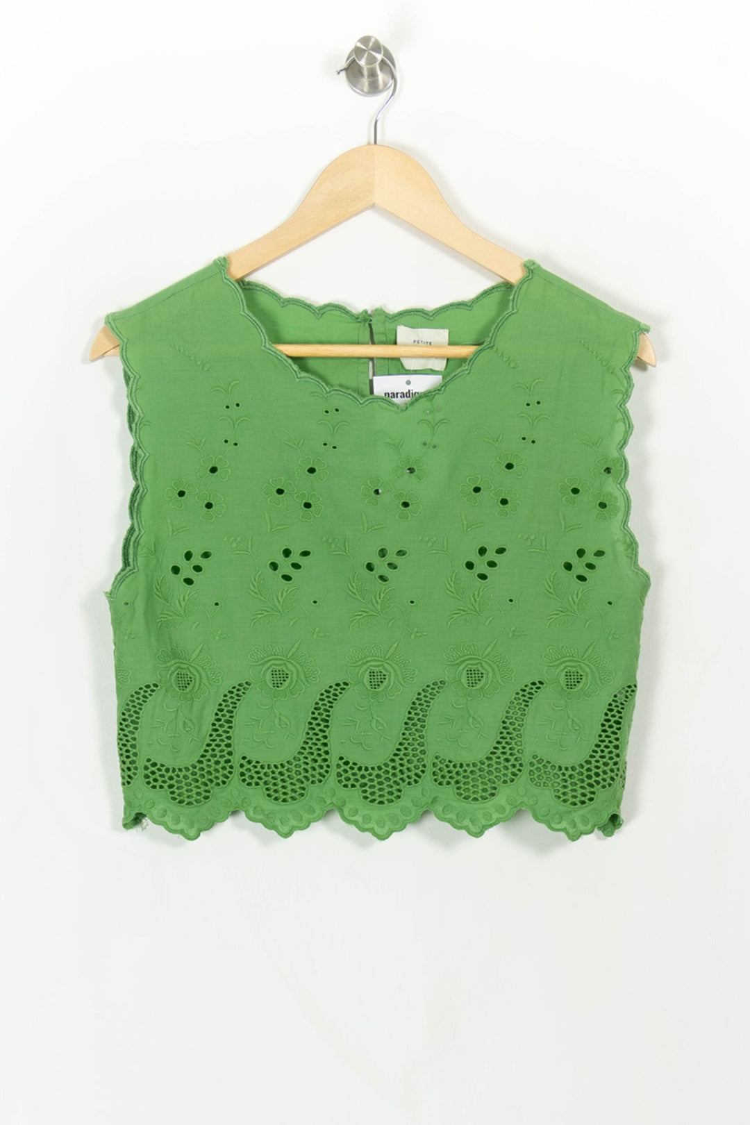 Top Vert - Taille S/36 de la marque Petite Mendigote | PARAD113403 - Vendu par Paradigme - Image 2