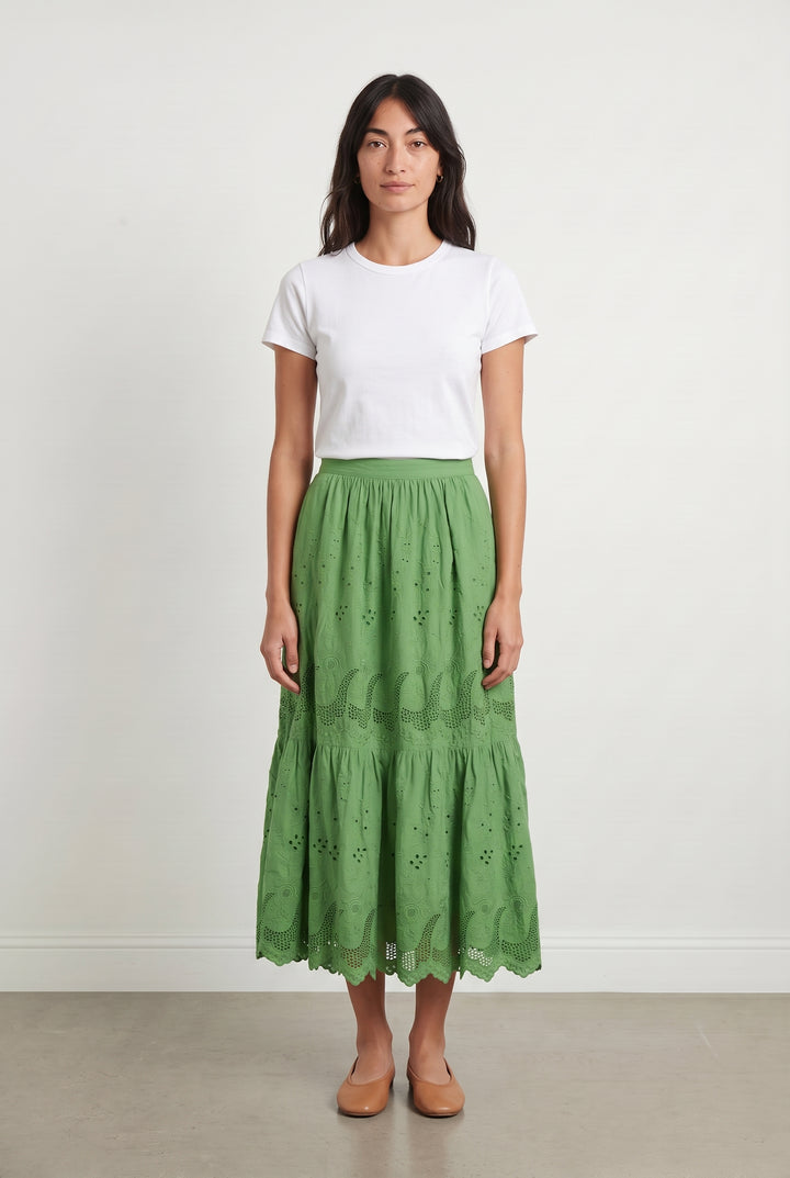 Jupe Longue Verte - Taille S/36 de la marque Petite Mendigote | PARAD113404 - Vendu par Paradigme - Image 1