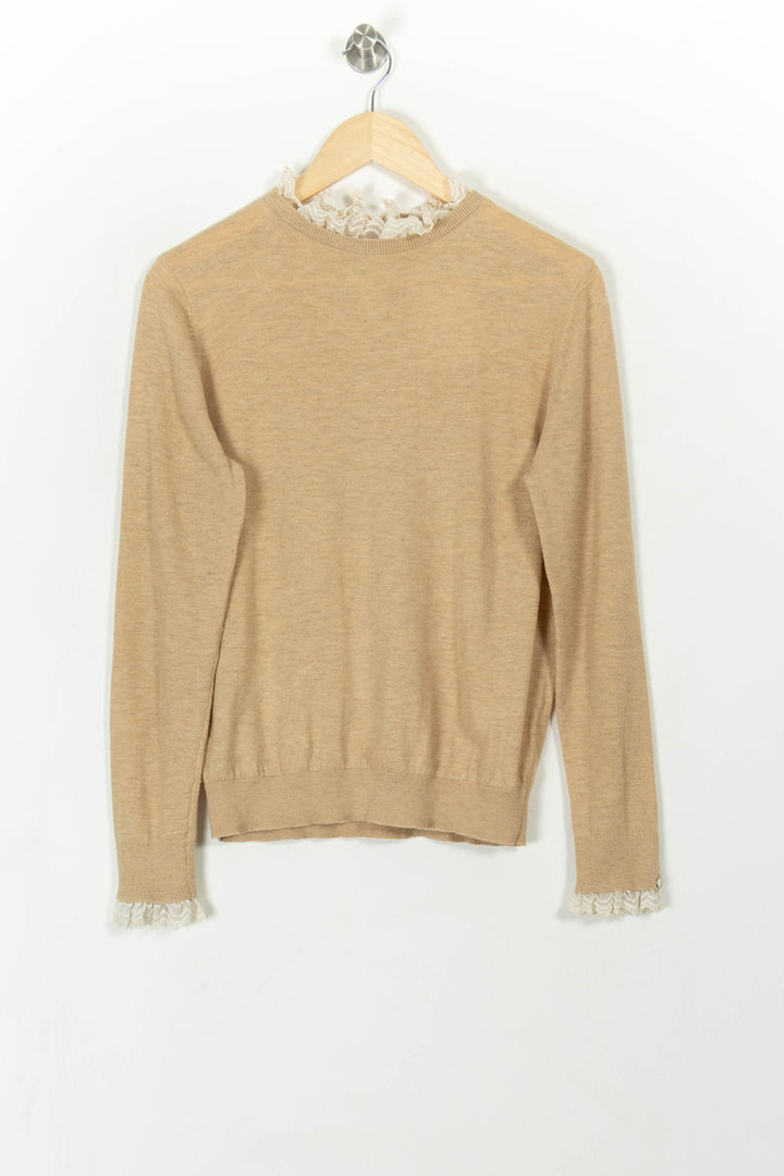 Pull Beige et Blanc - Taille S/36 de la marque Laura Laval | PARAD113406 - Vendu par Paradigme - Image 2