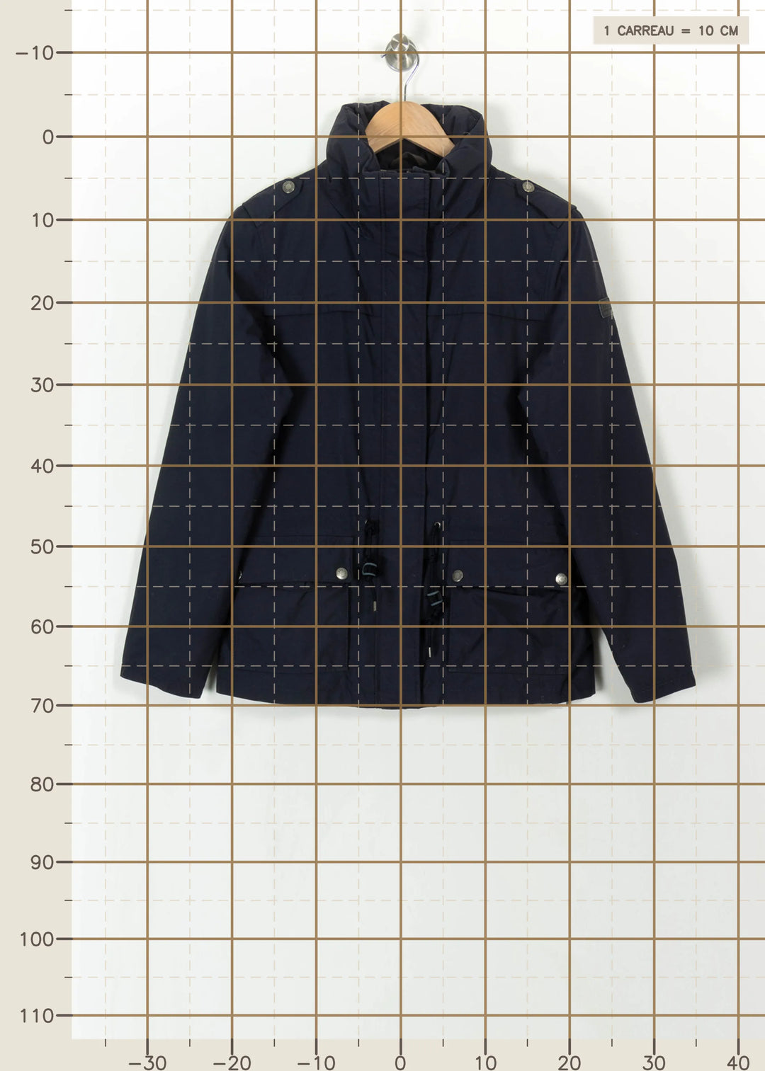 Parka Bleu - Taille M/38 de la marque Aigle | PARAD113407 - Vendu par Paradigme - Image 4