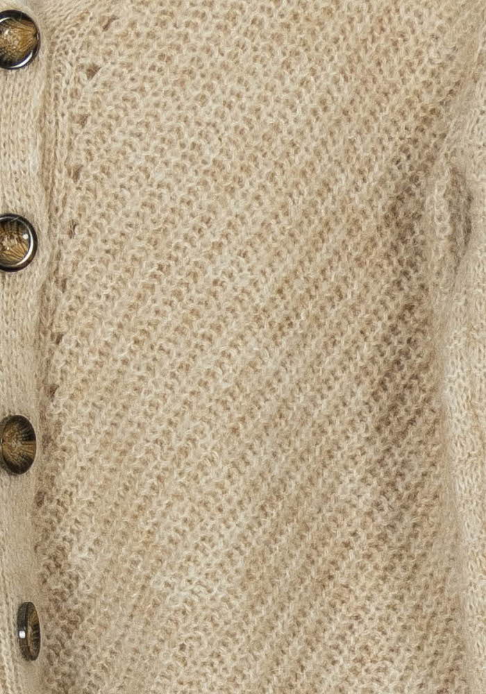Cardigan Beige - Taille XS/34 de la marque La Fée Maraboutée | PARAD113410 - Vendu par Paradigme - Image 3