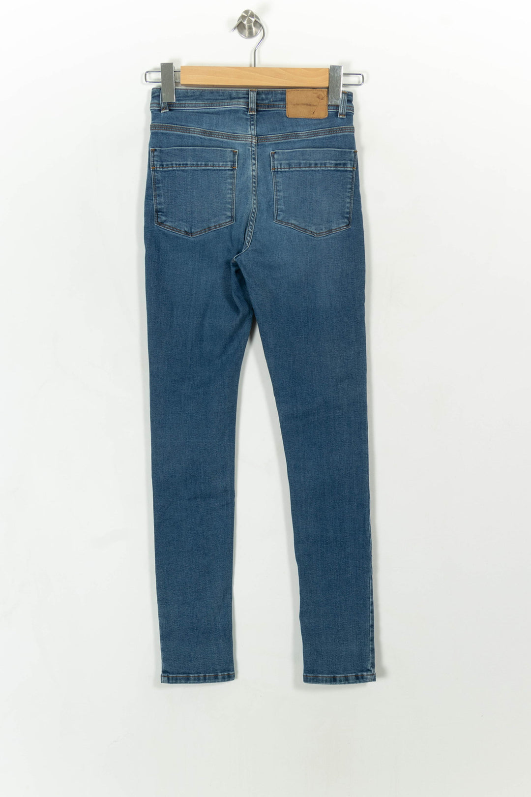 Jean Skinny Bleu - Taille S/36 de la marque La Fée Maraboutée | PARAD113413 - Vendu par Paradigme - Image 5