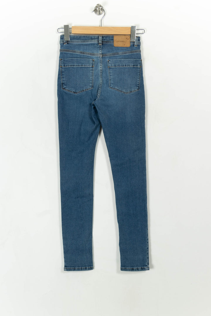 Jean Skinny Bleu - Taille S/36 de la marque La Fée Maraboutée | PARAD113413 - Vendu par Paradigme - Image 5
