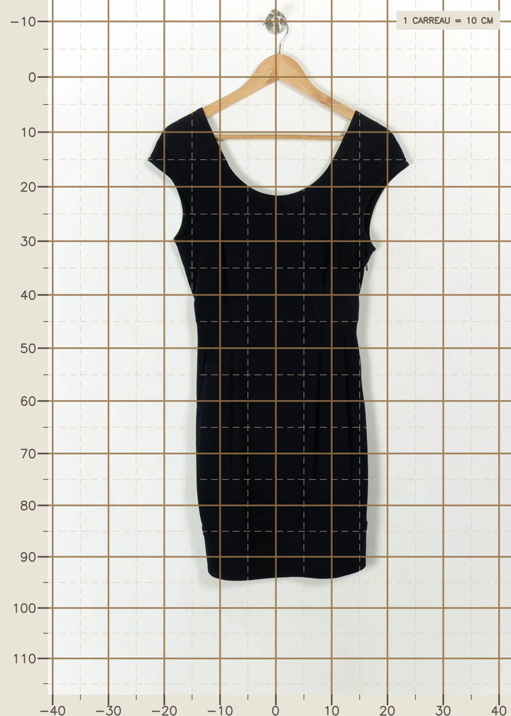 Robe Courte Bleue - Taille S/36 de la marque Claudie Pierlot | PARAD113415 - Vendu par Paradigme - Image 4