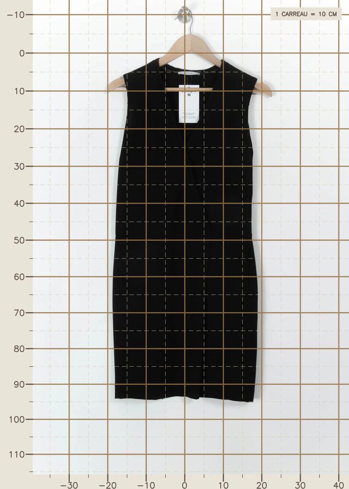 Robe Sans Manches Noire - Taille M/38 de la marque ZAPA | PARAD113416 - Vendu par Paradigme - Image 4