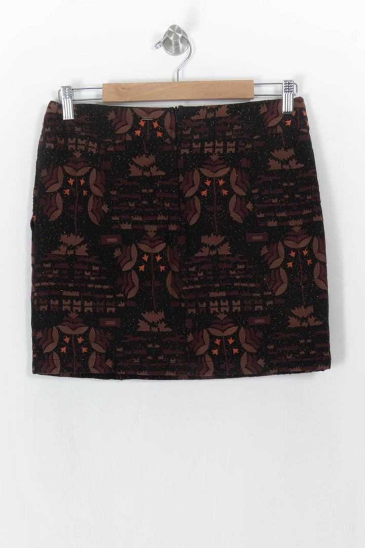 Jupe Courte Marron et Noir - Taille M/38 de la marque IKKS | PARAD113417 - Vendu par Paradigme - Image 5