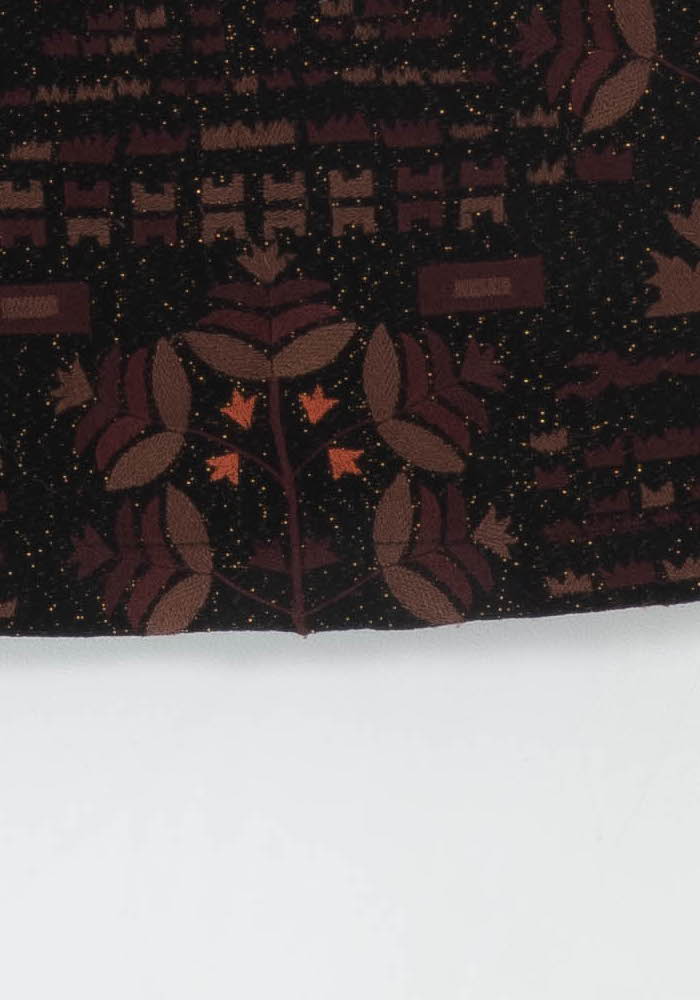 Jupe Courte Marron et Noir - Taille M/38 de la marque IKKS | PARAD113417 - Vendu par Paradigme - Image 3