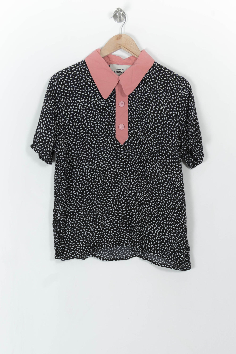 Chemisier Noir et Rose - Taille XL/42 de la marque Make My Lemonade | PARAD113418 - Vendu par Paradigme - Image 2