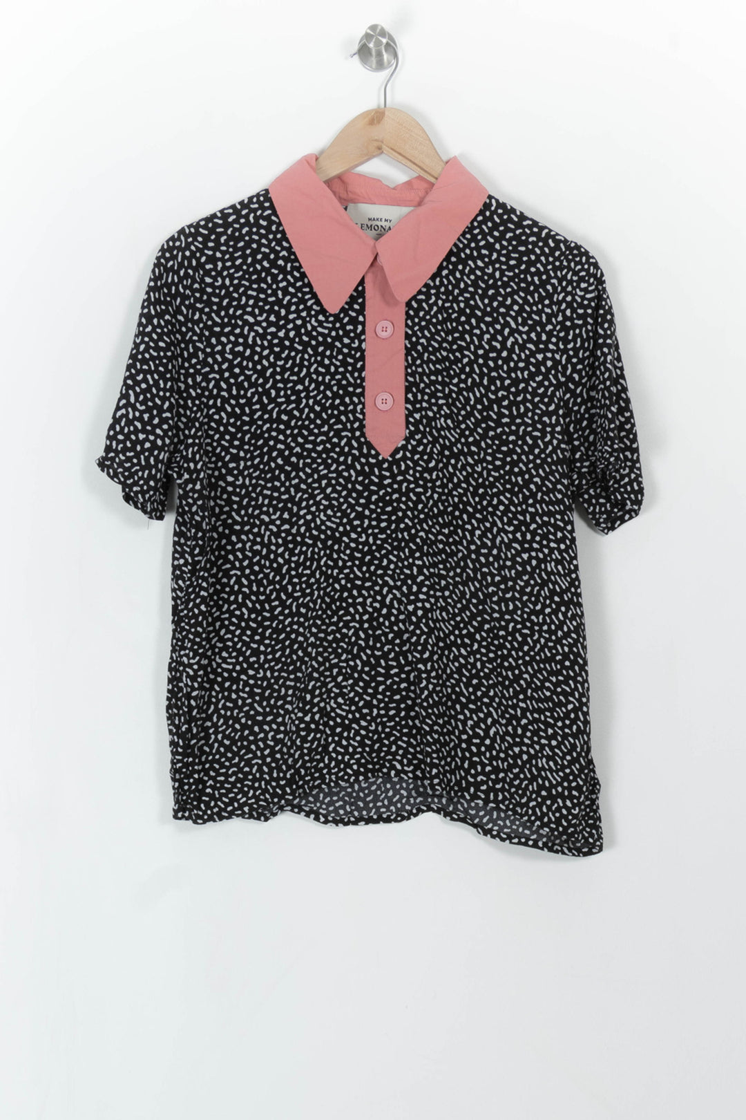 Chemisier Noir et Rose - Taille XL/42 de la marque Make My Lemonade | PARAD113418 - Vendu par Paradigme - Image 2