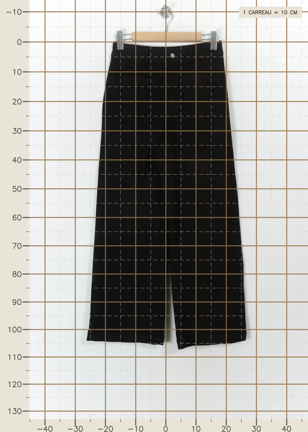 Jean Large Noir - Taille XL/42 de la marque Almé | PARAD113419 - Vendu par Paradigme - Image 4