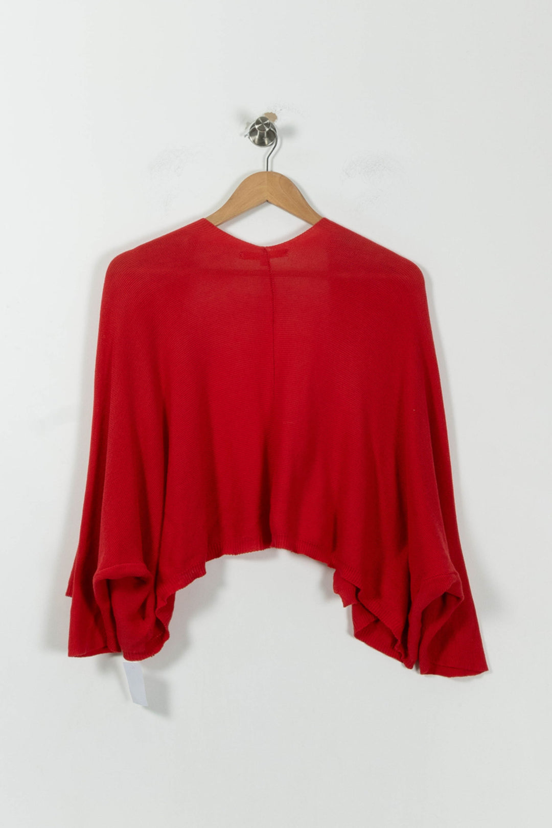 Cardigan Rouge - Taille M/38 de la marque La Fée Maraboutée | PARAD11342 - Vendu par Paradigme - Image 4