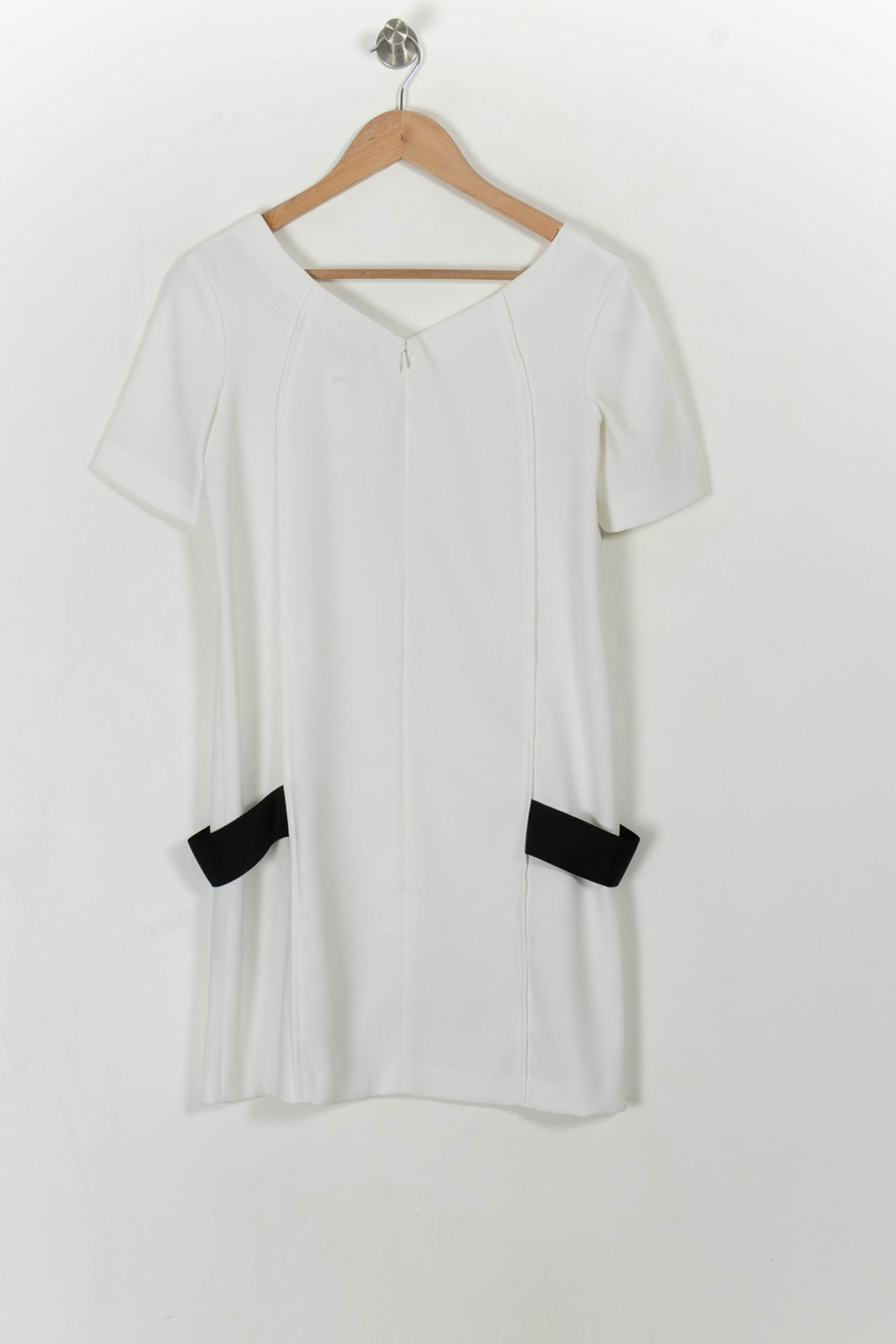Robe Courte Blanche et Noire - Taille S/36 de la marque The Kooples | PARAD113420 - Vendu par Paradigme - Image 5