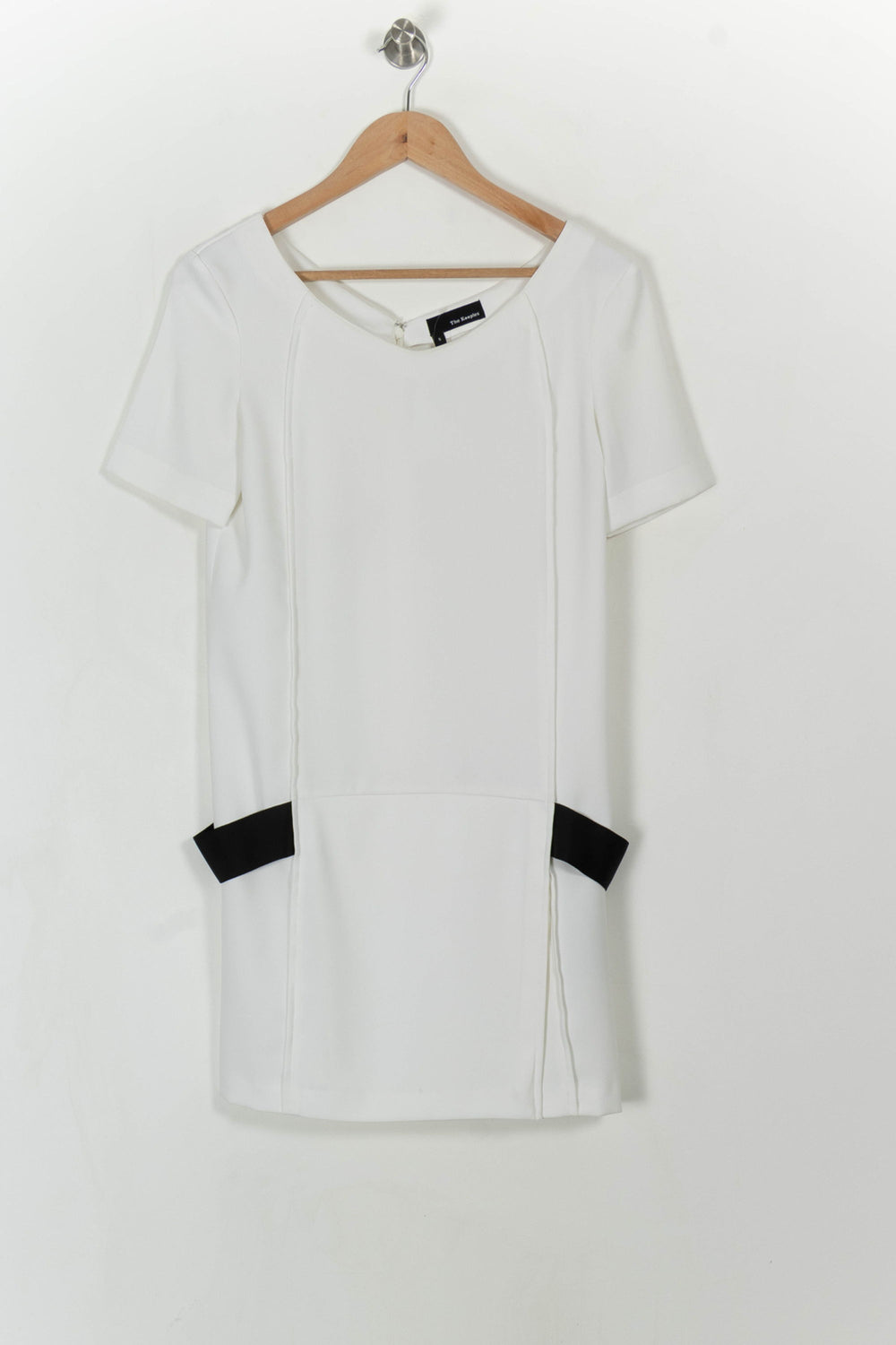 Robe Courte Blanche et Noire - Taille S/36 de la marque The Kooples | PARAD113420 - Vendu par Paradigme - Image 2