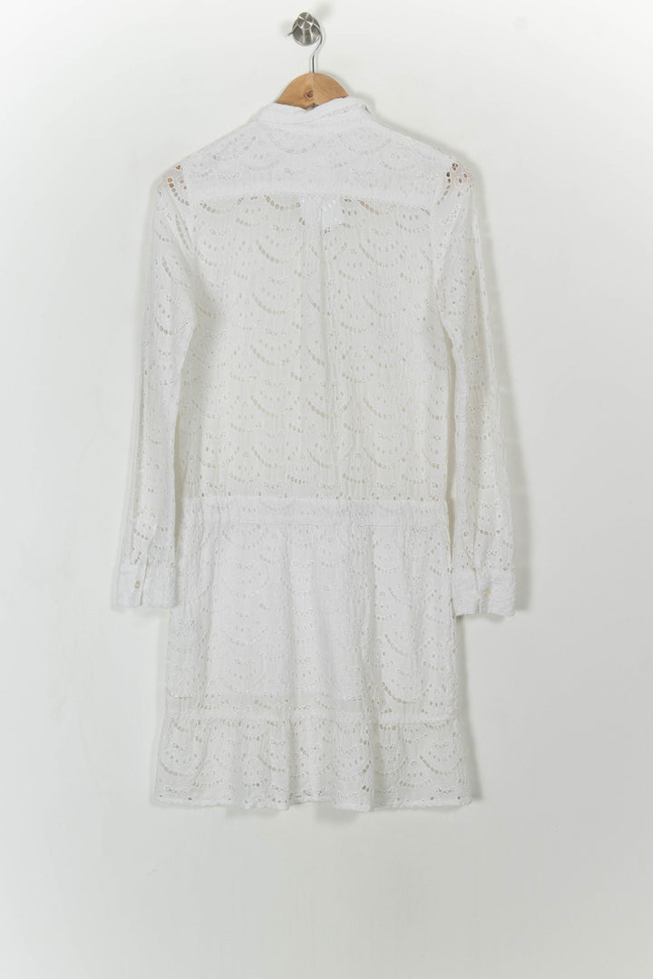 Robe Courte Blanche - Taille XS/34 de la marque ba&amp;sh | PARAD113421 - Vendu par Paradigme - Image 5
