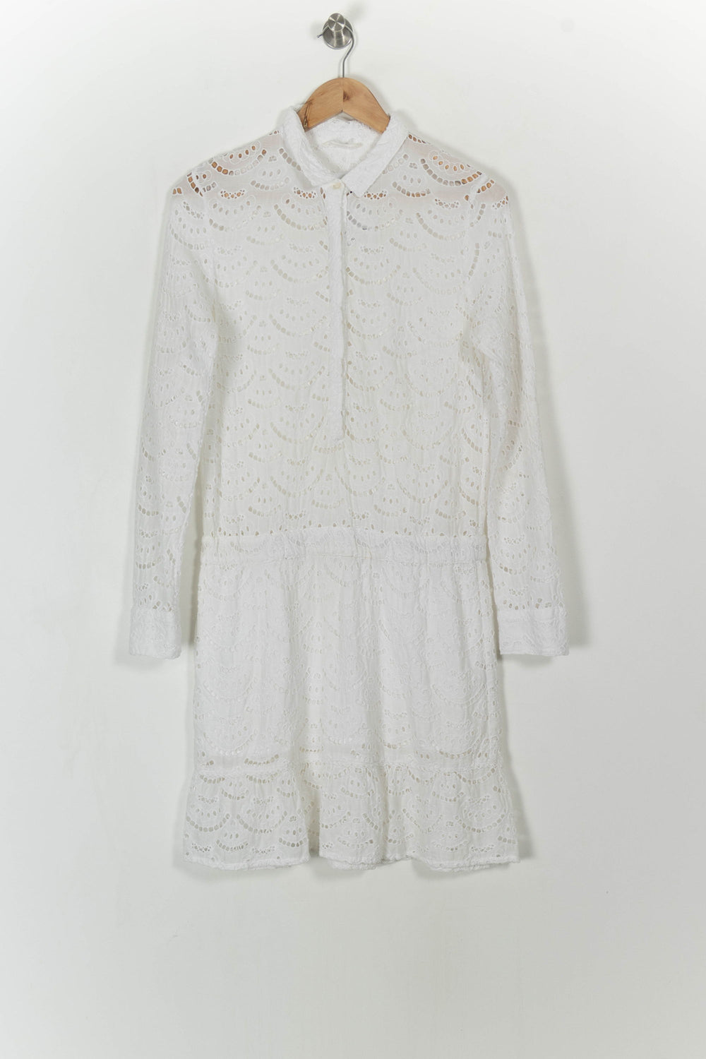 Robe Courte Blanche - Taille XS/34 de la marque ba&sh | PARAD113421 - Vendu par Paradigme - Image 2