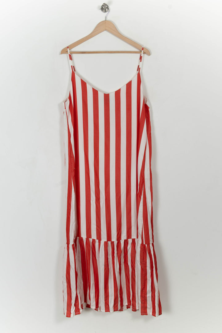 Robe Longue Rouge et Blanche - Taille XXL/44 de la marque Modetrotter | PARAD113429 - Vendu par Paradigme - Image 5