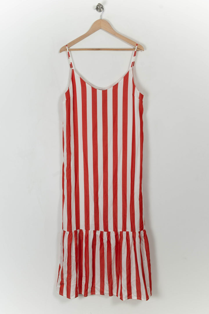 Robe Longue Rouge et Blanche - Taille XXL/44 de la marque Modetrotter | PARAD113429 - Vendu par Paradigme - Image 2
