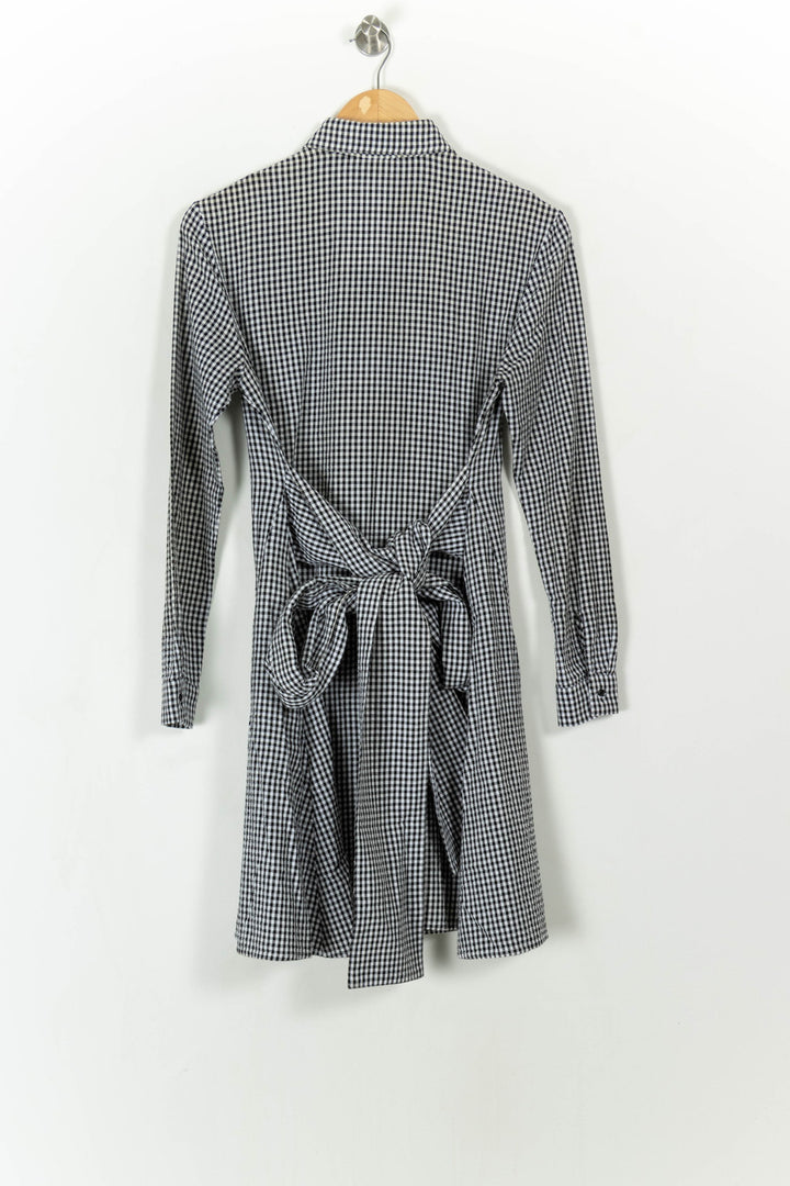 Robe Chemise Noire et Blanche - Taille S/36 de la marque Maje | PARAD113430 - Vendu par Paradigme - Image 5