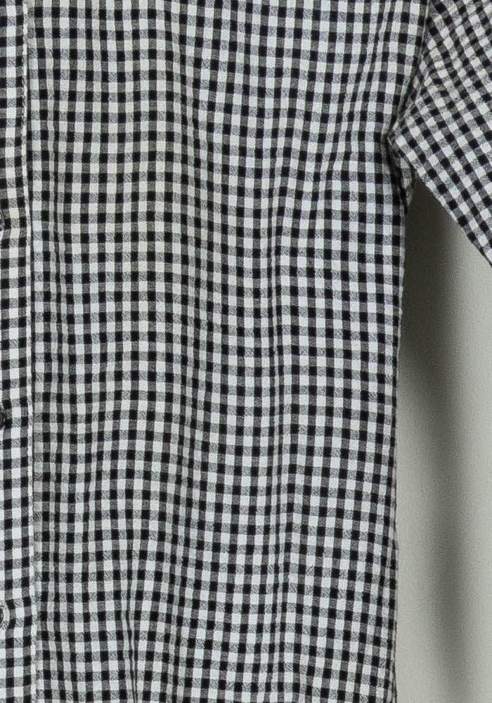 Robe Chemise Noire et Blanche - Taille S/36 de la marque Maje | PARAD113430 - Vendu par Paradigme - Image 3