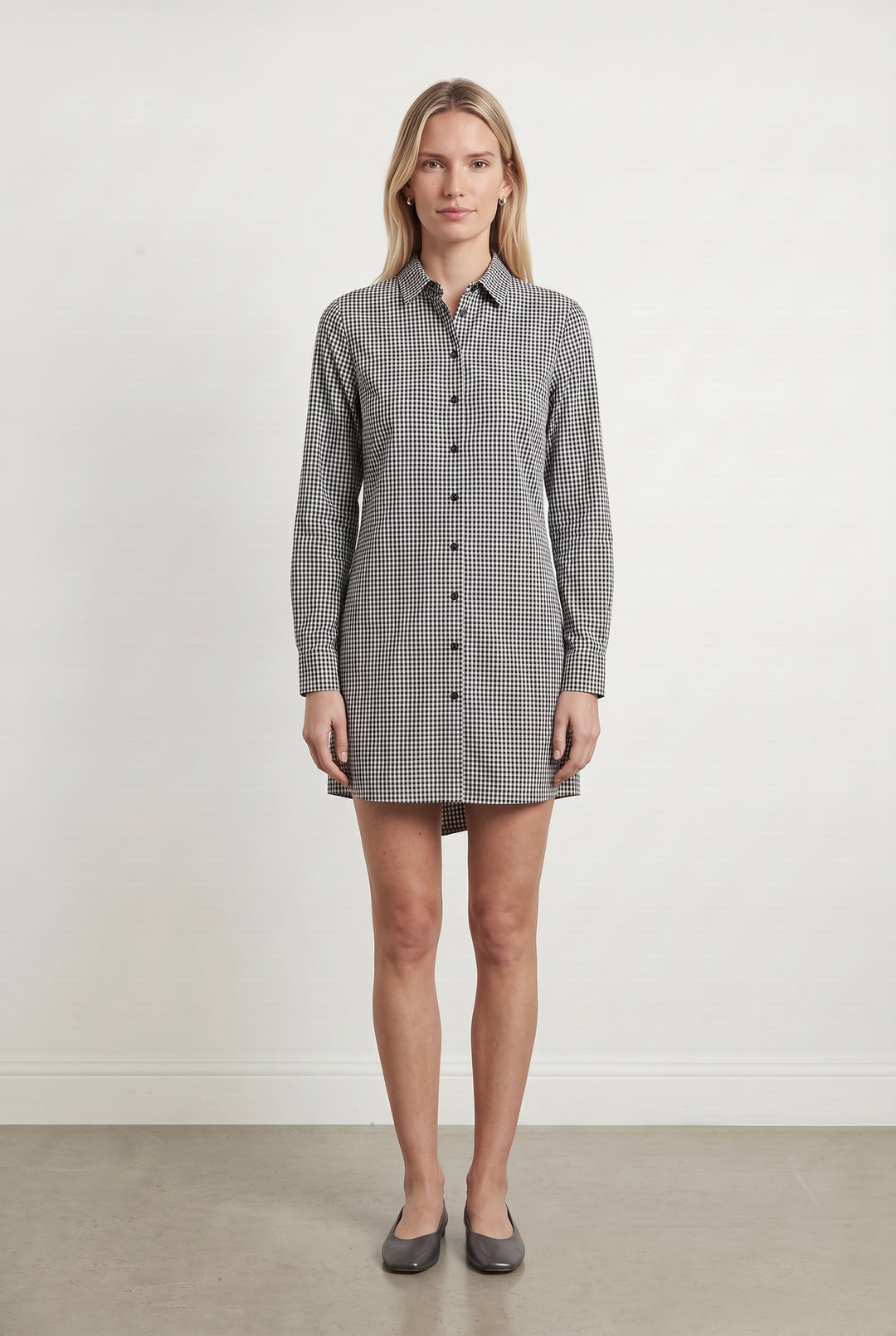 Robe Chemise Noire et Blanche - Taille S/36 de la marque Maje | PARAD113430 - Vendu par Paradigme - Image 1