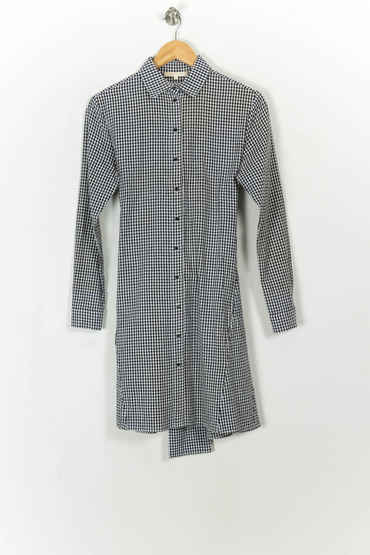 Robe Chemise Noire et Blanche - Taille S/36 de la marque Maje | PARAD113430 - Vendu par Paradigme - Image 2