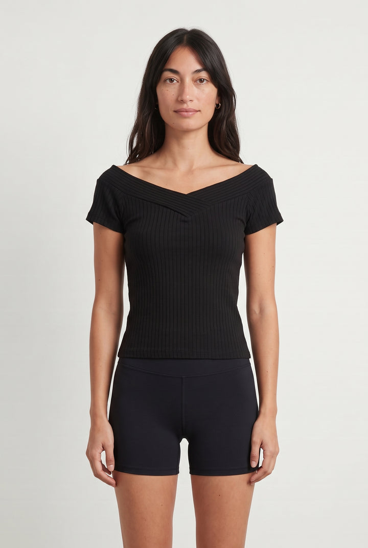 Top Noir - Taille XS/34 de la marque ba&amp;sh | PARAD113446 - Vendu par Paradigme - Image 1