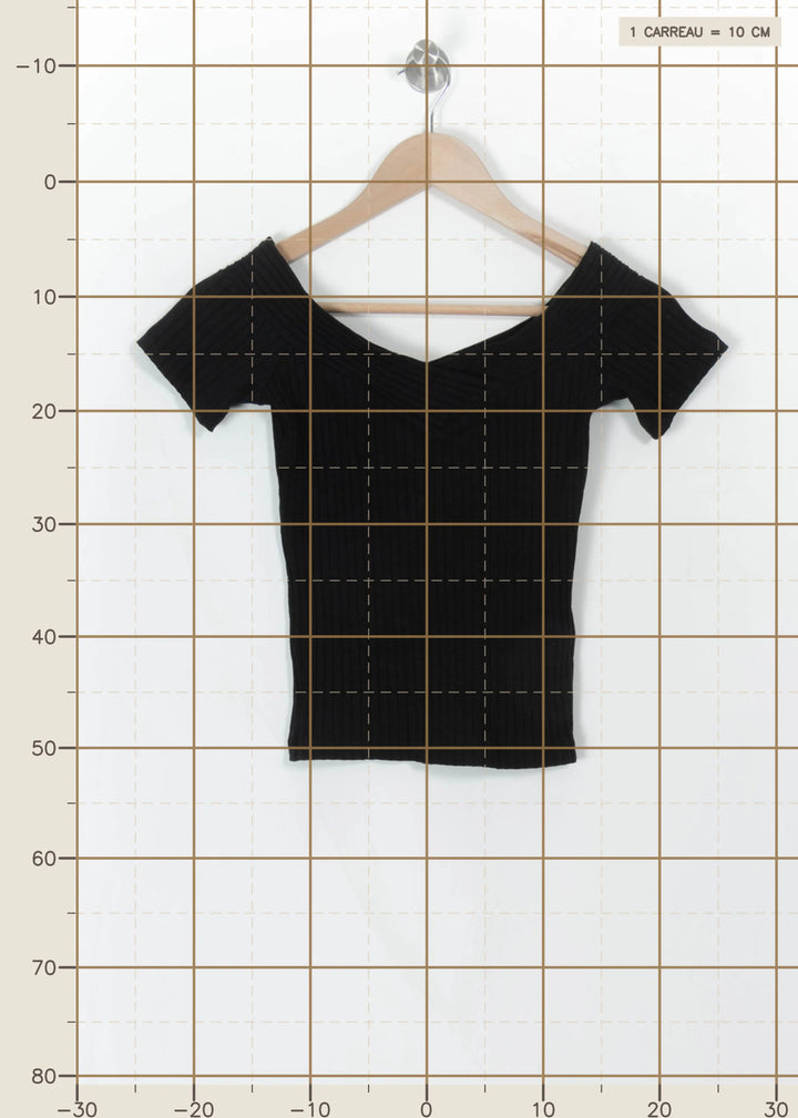 Top Noir - Taille XS/34 de la marque ba&amp;sh | PARAD113446 - Vendu par Paradigme - Image 4